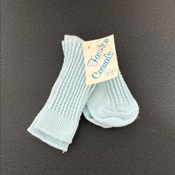 Fashion Casuals Light Blue Socks vintage 60’s - Picture 1 of 3